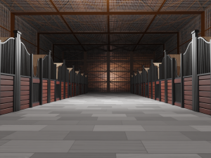 Horse Stable 3D Model
