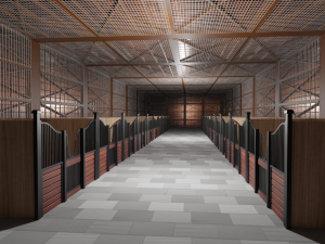 Horse Stable Modello 3D