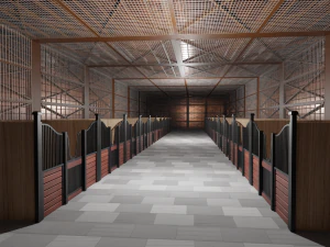 Horse Stable 3D Model