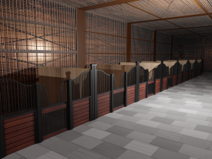 Horse Stable Modello 3D