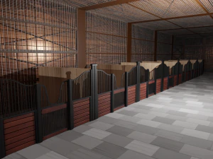 Horse Stable 3D Model