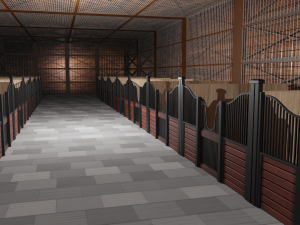 Horse Stable Modello 3D