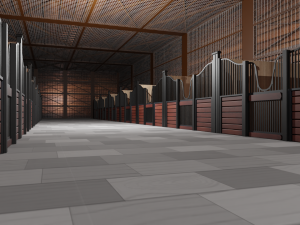 Horse Stable Modello 3D