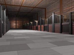 Horse Stable 3D Model