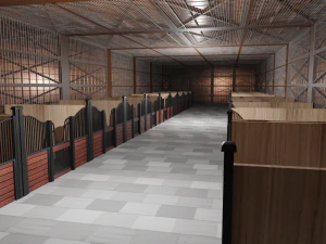 Horse Stable 3D Model