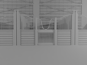 Horse Stable No Material 3D Модель