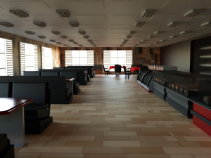 Pastry shop Interior 3D Model