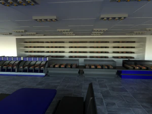 Pastry shop Interior 3D Model