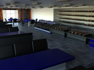 Pastry shop Interior 3D Модель