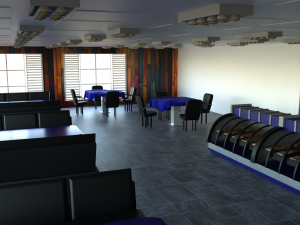Pastry shop Interior 3D Модель