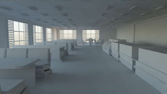 Pastry shop Interior no material 3D Модель .c4d .max .obj .3ds .fbx .stl .blend 