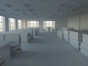 Pastry shop Interior no material Modelo 3D