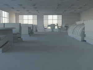 Pastry shop Interior no material 3D Модель