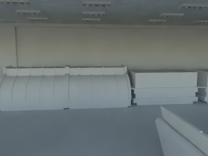 Pastry shop Interior no material 3D Модель