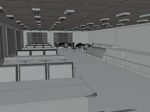 Pastry shop Interior no material 3D Модель