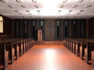 Church Interior Modèle 3D
