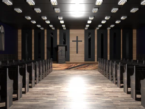 Church Interior 3D Model