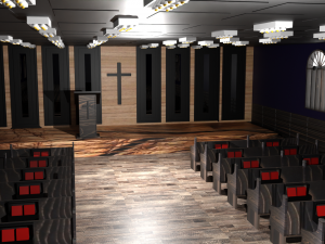 Church Interior 3Dモデル