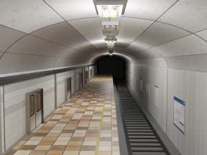 Subway Station 3Dモデル