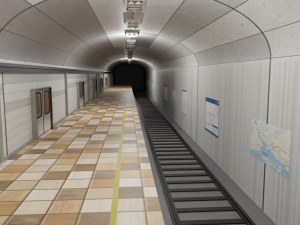 Subway Station 3Dモデル