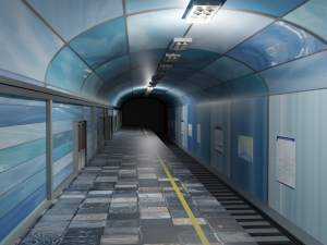 Subway Station 3D Model
