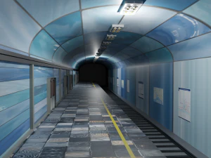 Stazione della metropolitana Modello 3D