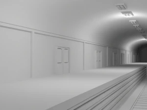 Estaci&oacute;n de metro Sin material Modelo 3D