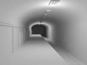 Estaci&oacute;n de metro Sin material Modelo 3D