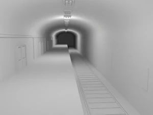 Estaci&oacute;n de metro Sin material Modelo 3D