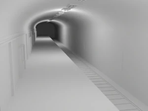 Estaci&oacute;n de metro Sin material Modelo 3D