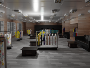 Clothing Store Interior 3D मॉडल