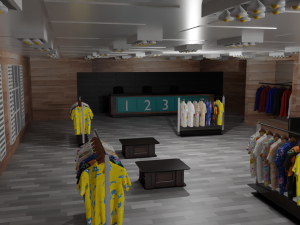 Clothing Store Interior 3D मॉडल