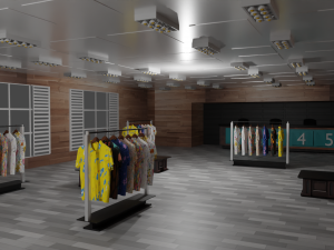 Clothing Store Interior 3D मॉडल