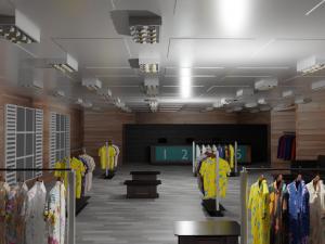 Clothing Store Interior 3D मॉडल