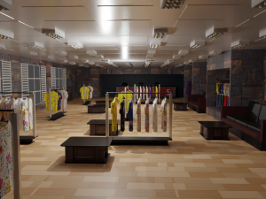 Clothing Store Interior 3D Модель
