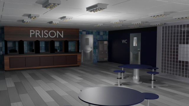 Prison Interior Modelo 3D .c4d .max .obj .3ds .fbx .stl .blend