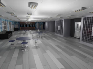 Prison Interior 3D Model