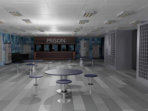 Prison Interior 3D Model