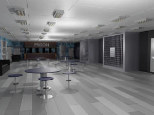 Prison Interior 3D Model
