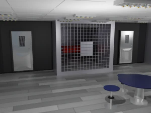 Prison Interior 3D Model