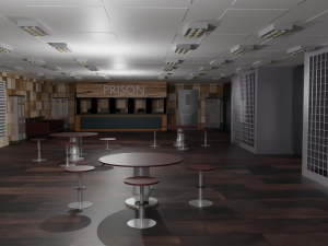 Prison Interior 3D Model