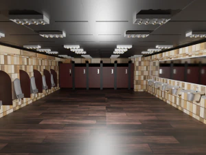 Prison Interior 3D Model