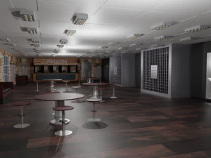 Prison Interior 3D Model
