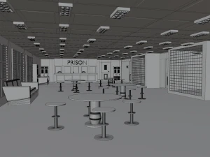 Prison Interior 3D Model