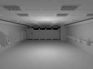 Prison Interior No Material Modello 3D