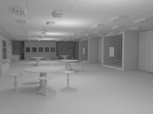 Prison Interior No Material Modello 3D