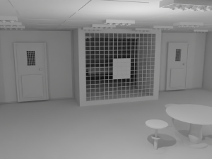 Prison Interior No Material Modello 3D