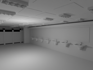 Prison Interior No Material Modello 3D