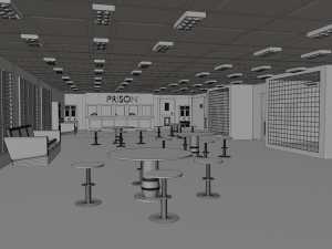 Prison Interior No Material Modello 3D