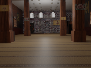 Mosque Interior 3D Model